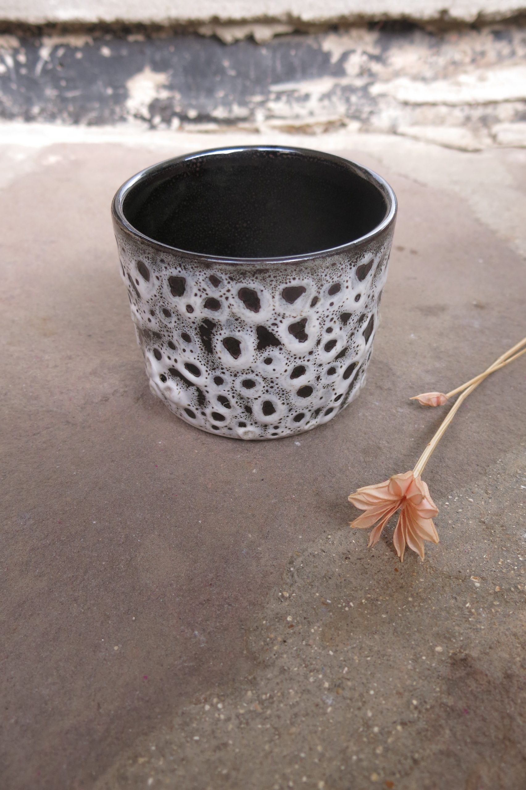 Bougie-cratère-fleur