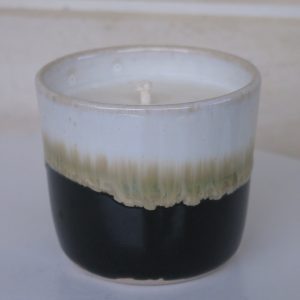 Mug Noir/Blanc - Bougie parfumée