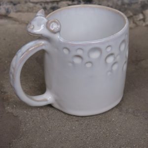 Mug Lézard Blanc à effets