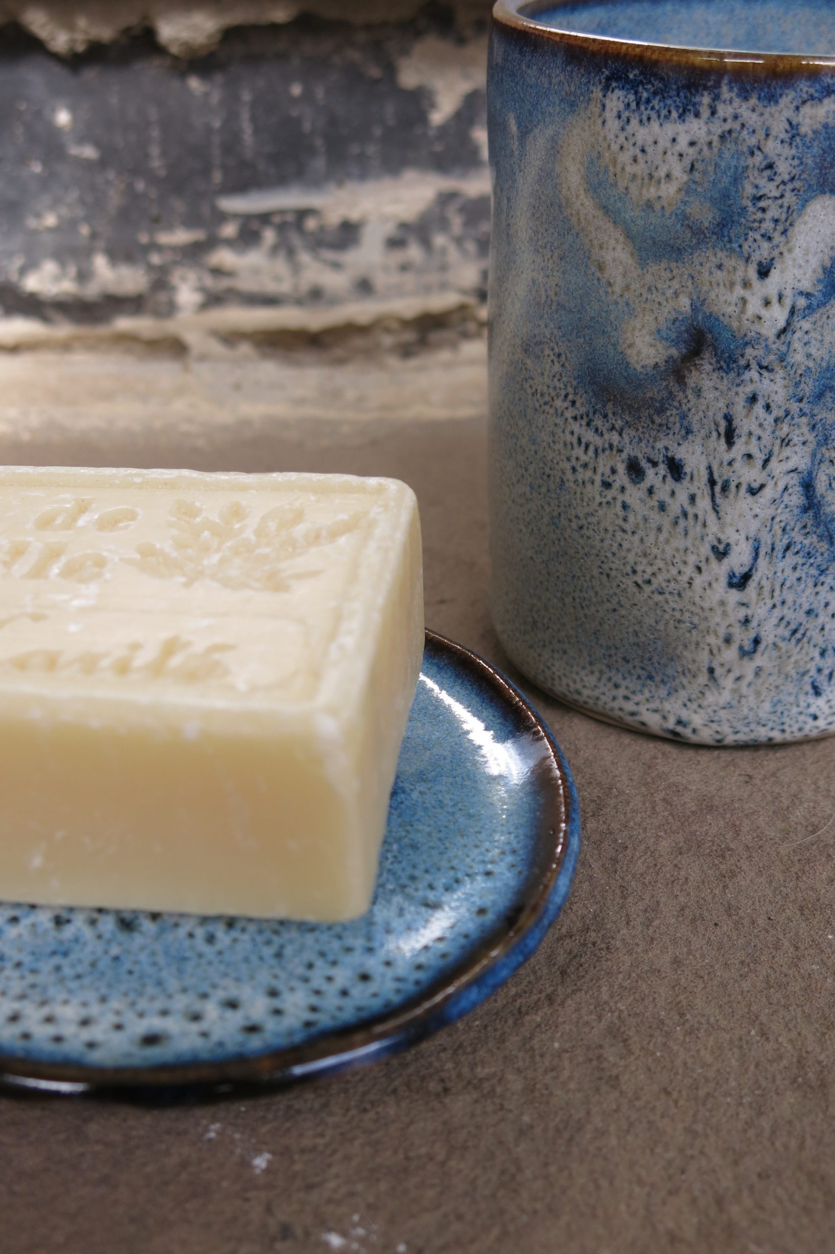Porte-savon-BleuRutile-Savon:tasse
