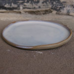 Repose cuillère Blanc bleuté brillant