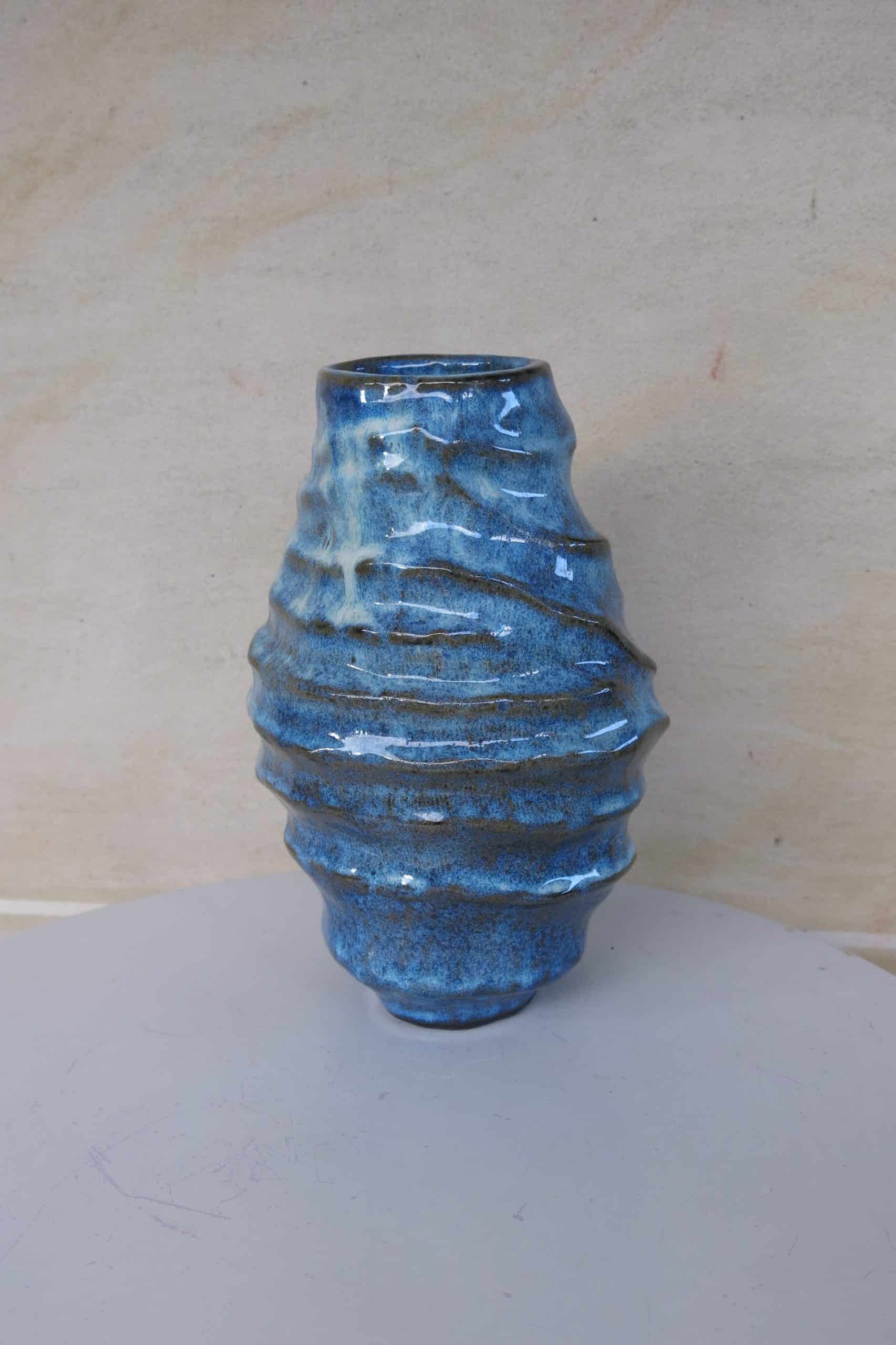 Vase-vag-bleu