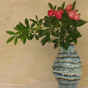 Vase Vague Bleu clair à effets