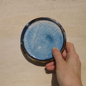 Mini assiette Bleu