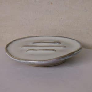 Porte-savon rond Crème