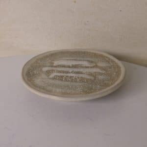 Porte-savon rond Taupe